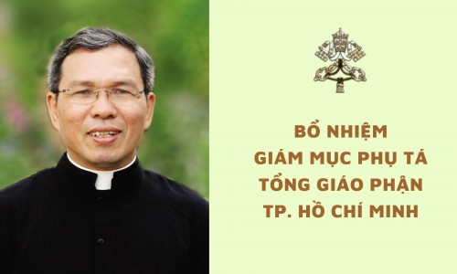 Bổ nhiệm Giám mục phụ tá Tổng Giáo phận Tp. Hồ Chí Minh